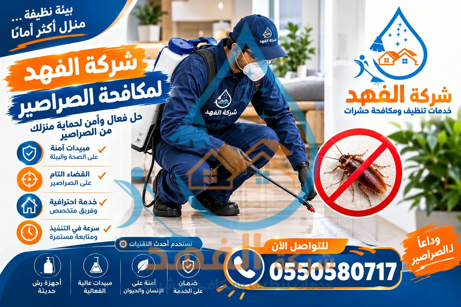 شركة مكافحة حشرات بالمجمعة