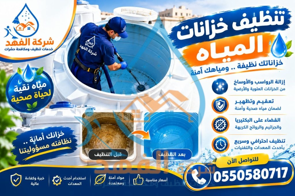 شركة تنظيف خزانات المياه بحائل