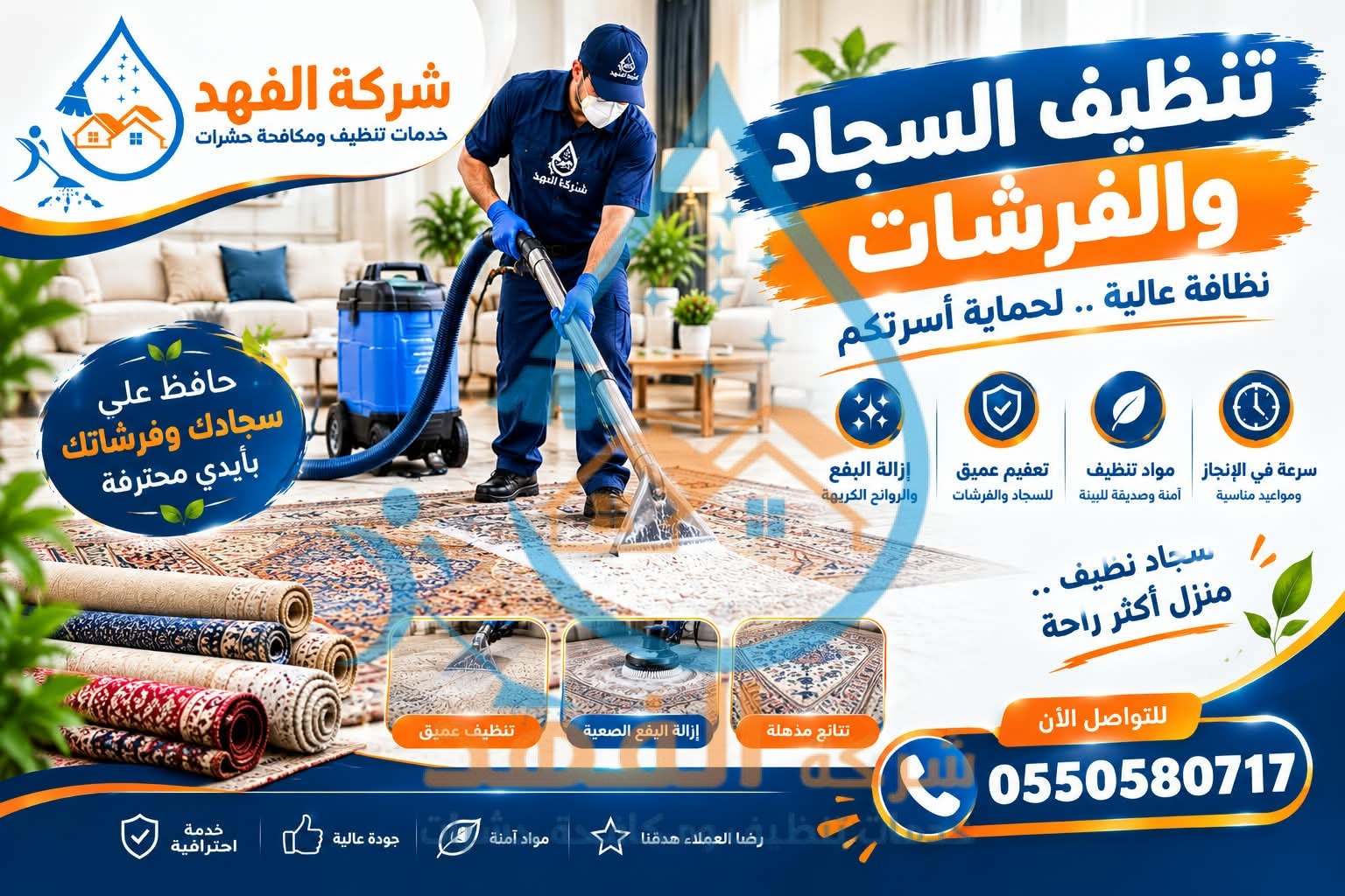 شركة تنظيف سجاد بالقصيم