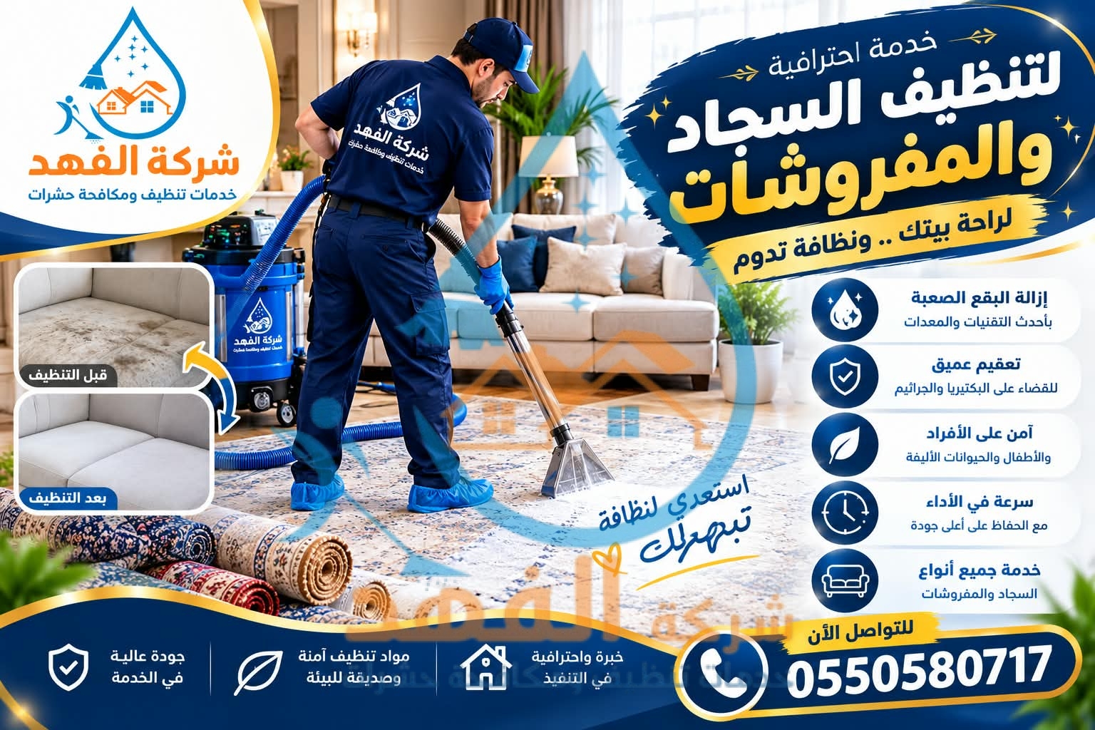 افضل شركة تنظيف سجاد و موكيت في حائل