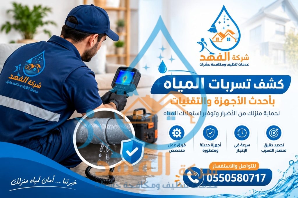 شركة كشف تسربات المياه بحائل