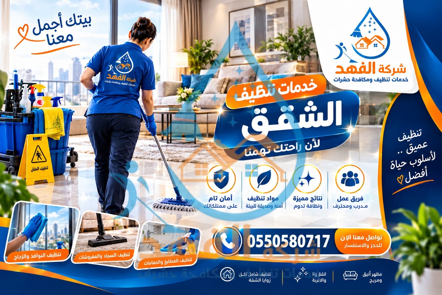 شركة تنظيف منازل بالمجمعة