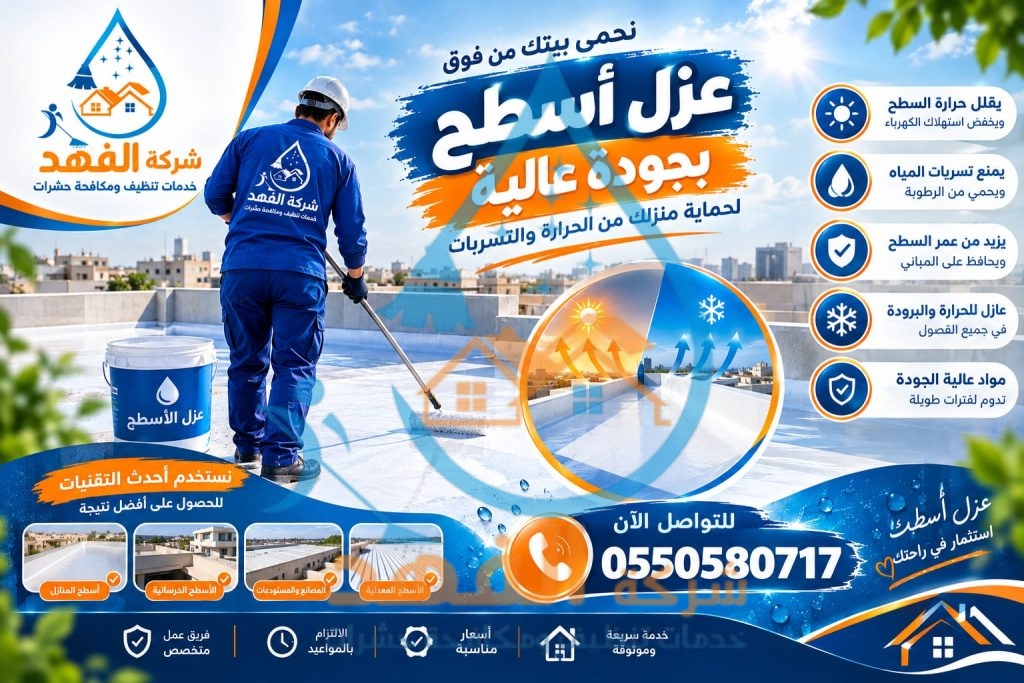 افضل شركة عزل اسطح بحائل