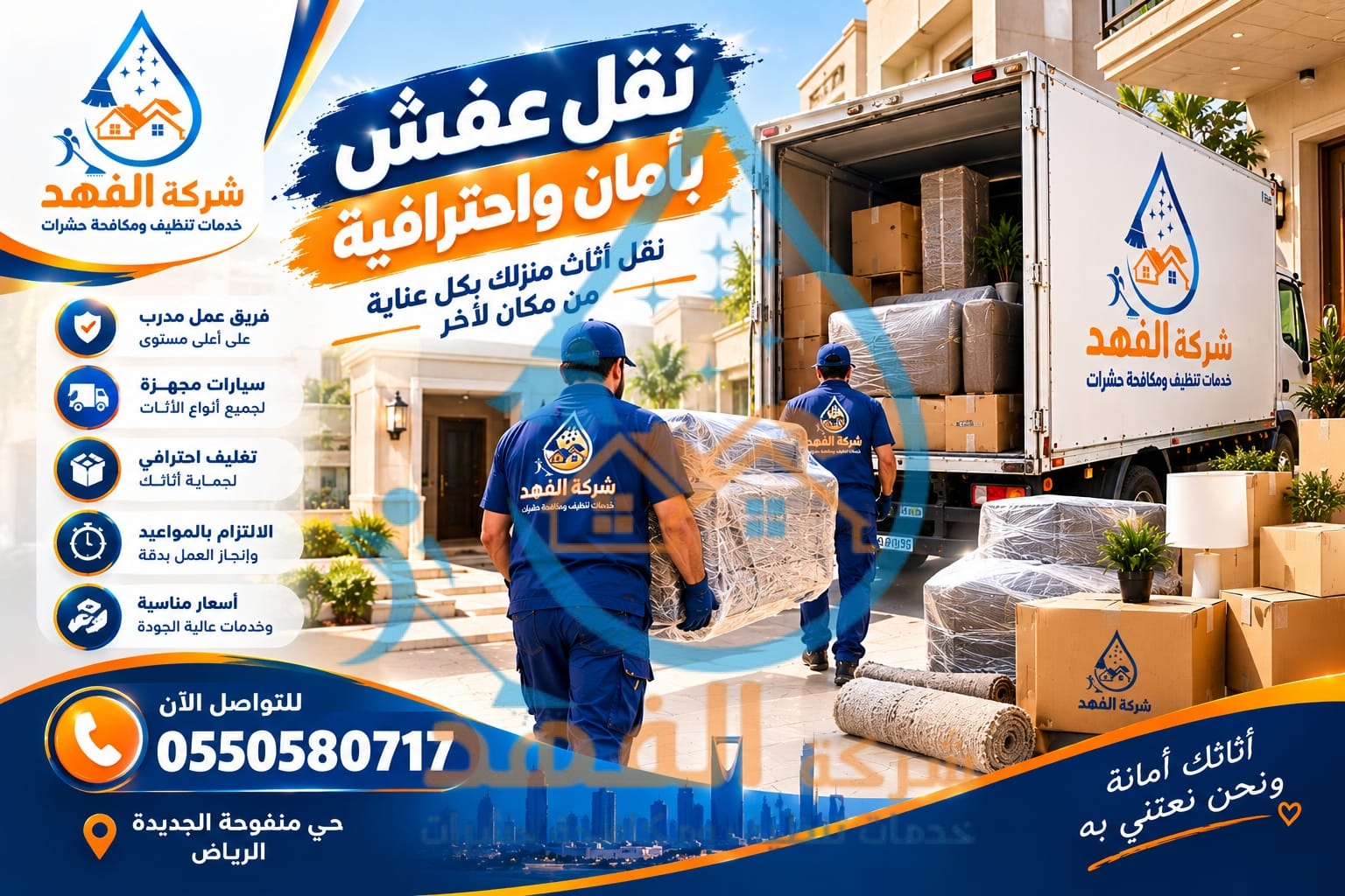 شركة نقل عفش بتبوك