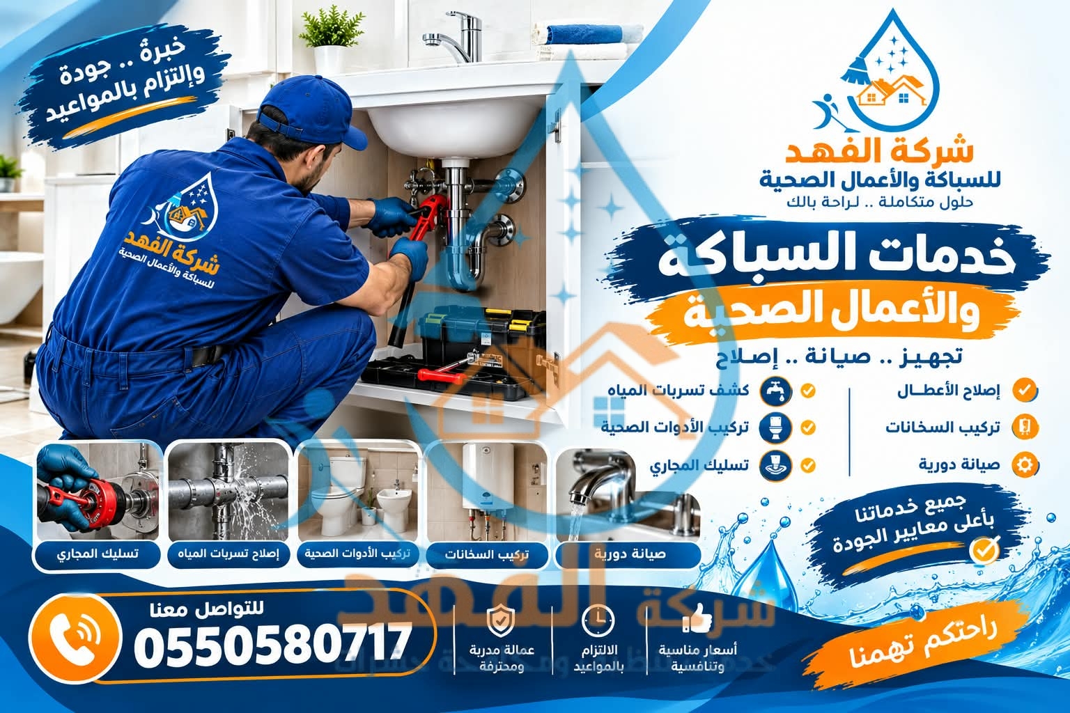 شركة سباكة بالمزاحمية