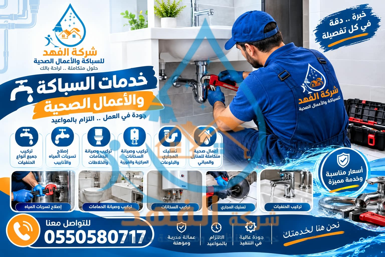 شركة سباكة بالخرج