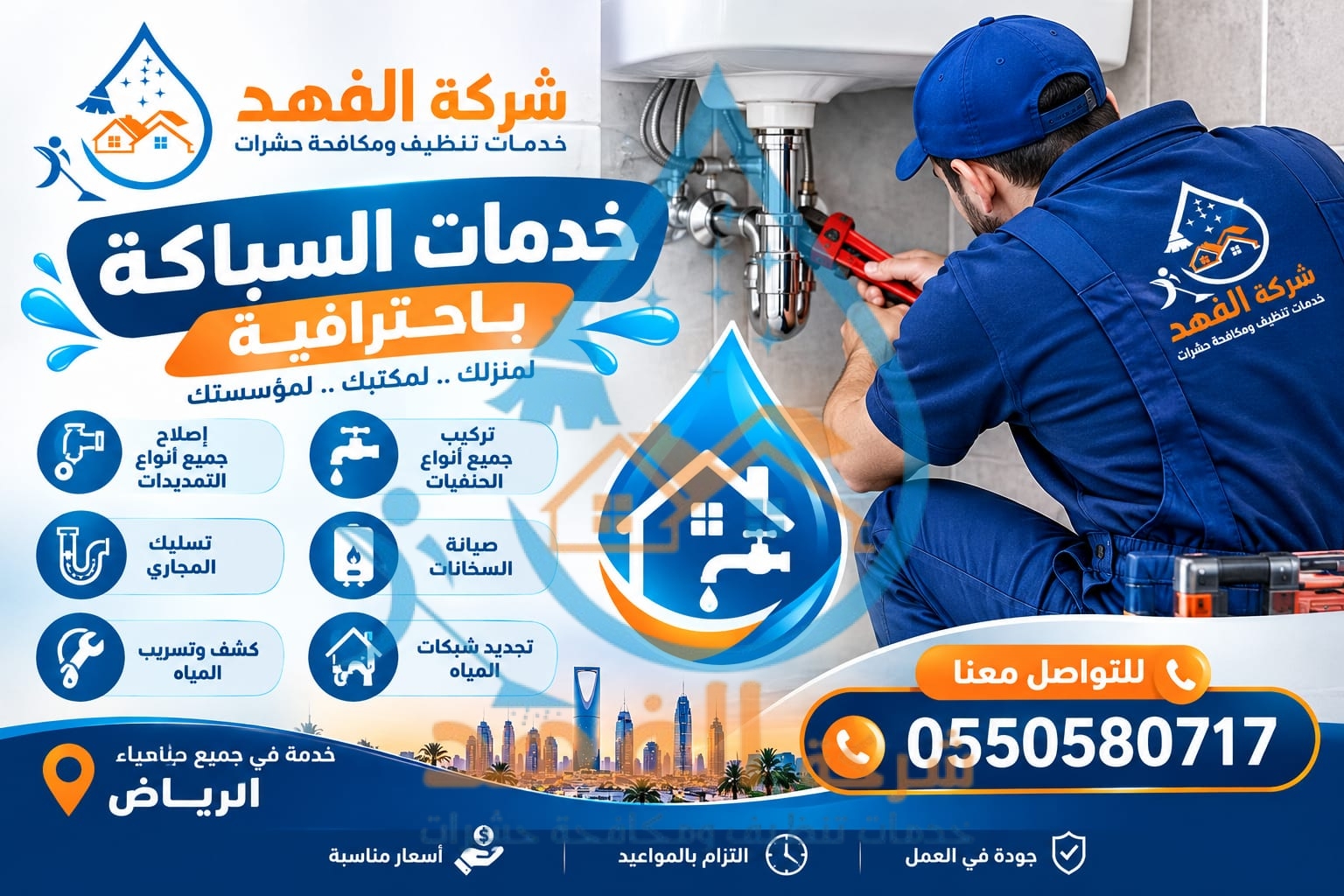 شركة سباكة بحي الإزدهار بالرياض