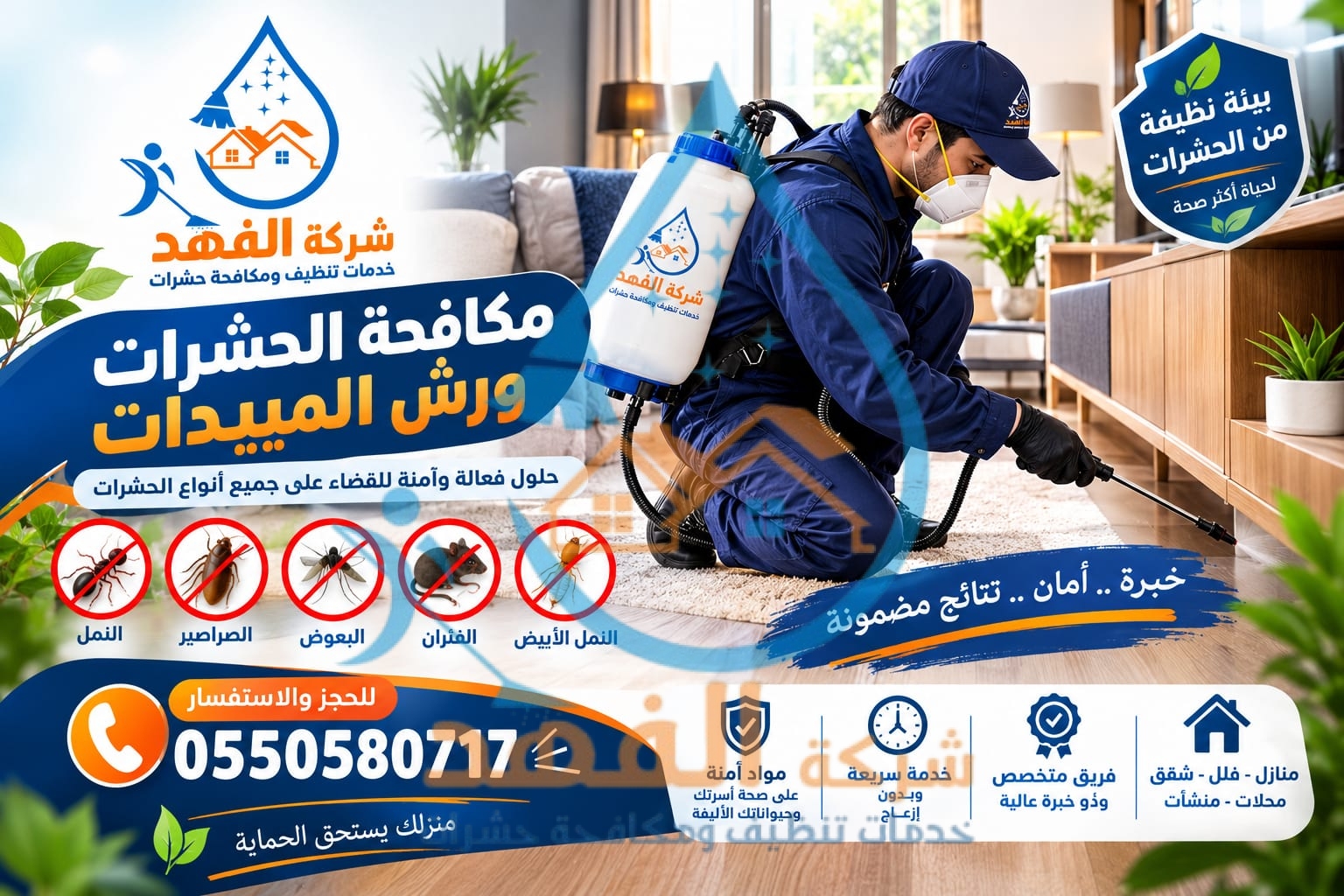 شركة مكافحة حشرات بالرياض