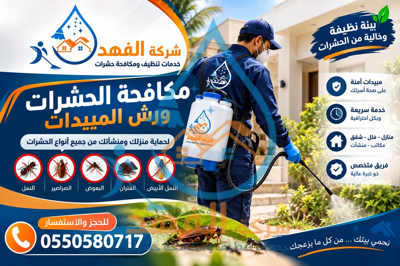 شركة رش مبيدات بالرياض
