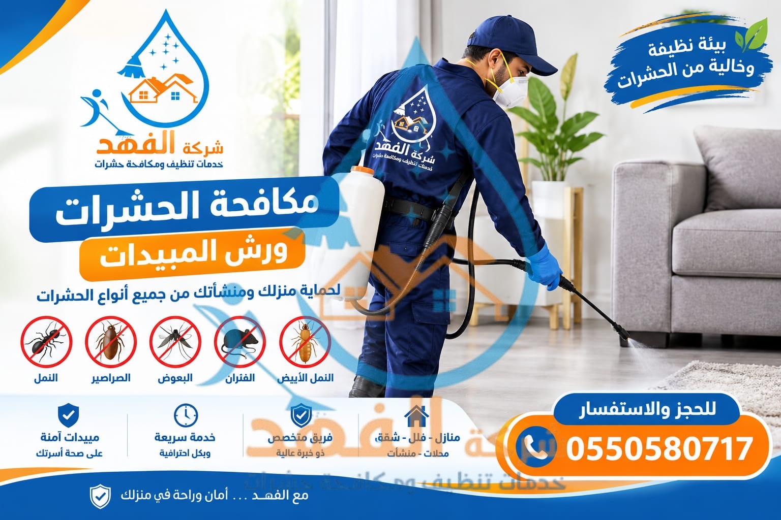 شركة رش مبيدات بالرياض