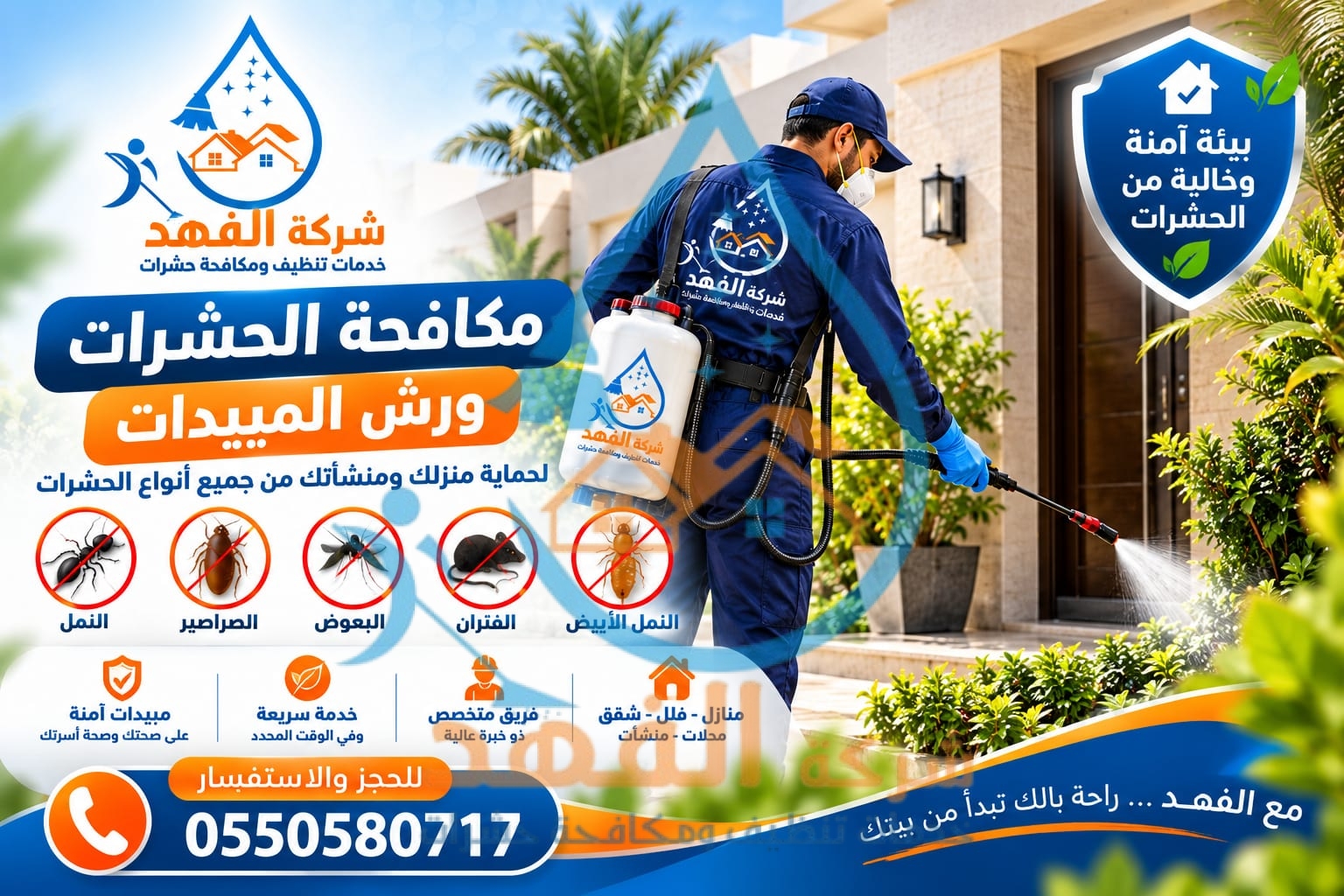 شركة مكافحة حشرات بالرياض
