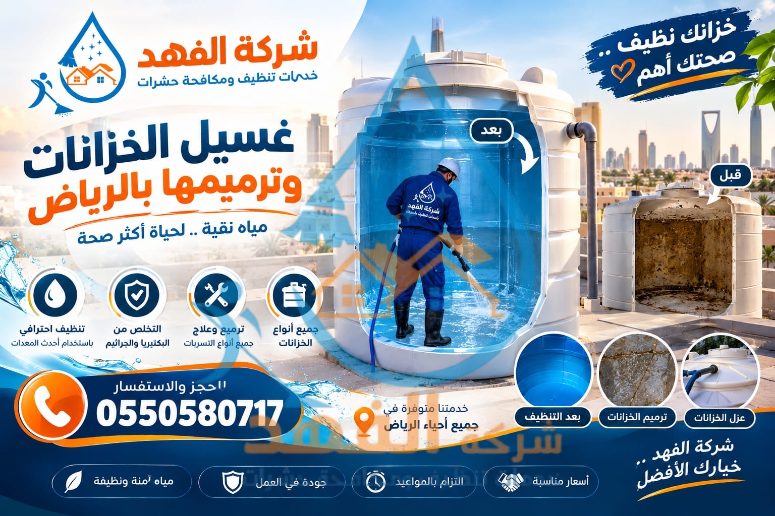 شركة لياسة خزانات المياه بالرياض