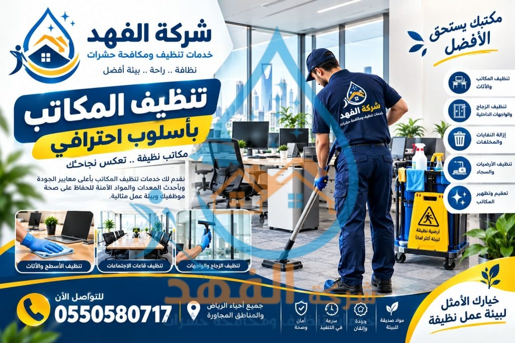 شركة تنظيف مكاتب بشقراء