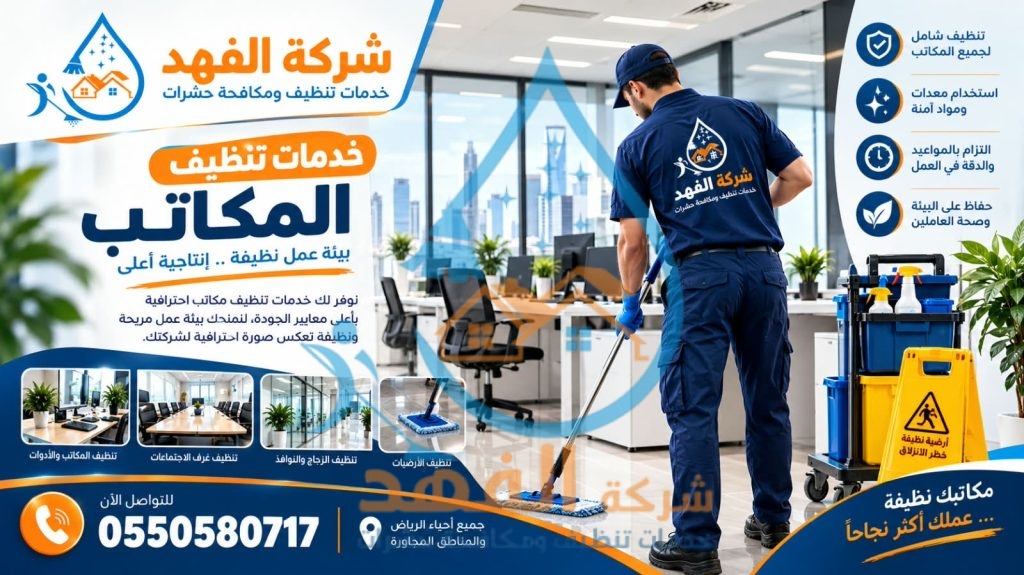شركة تنظيف مكاتب بالدوادمي