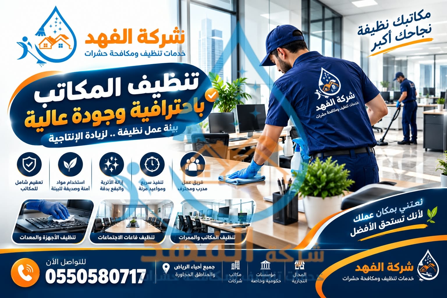 شركة تنظيف مكاتب بحائل