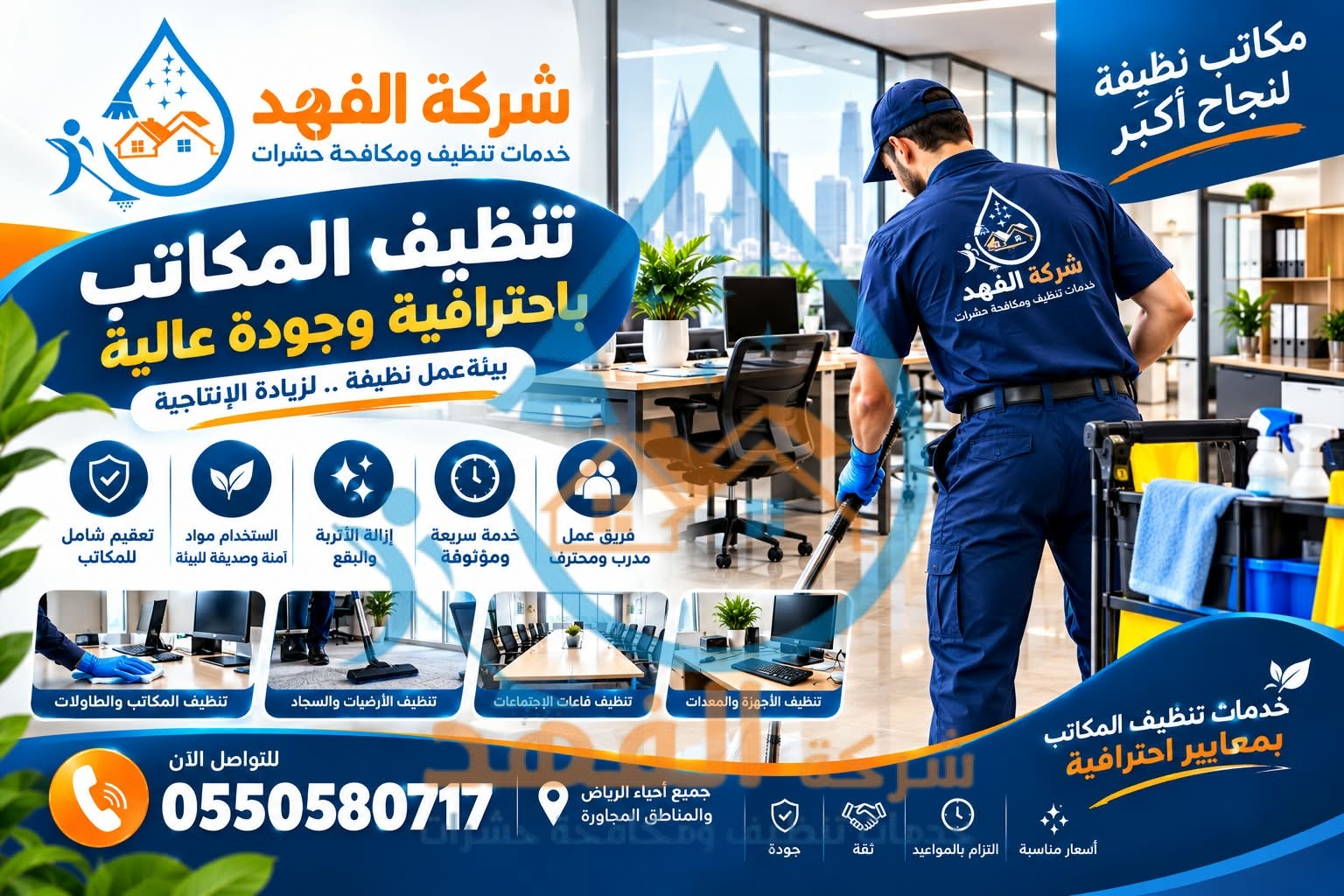 شركة تنظيف مكاتب بحائل