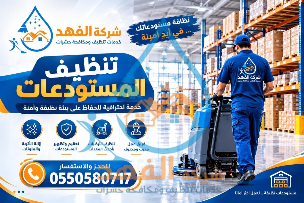 شركة تنظيف مستودعات بالدوادمي