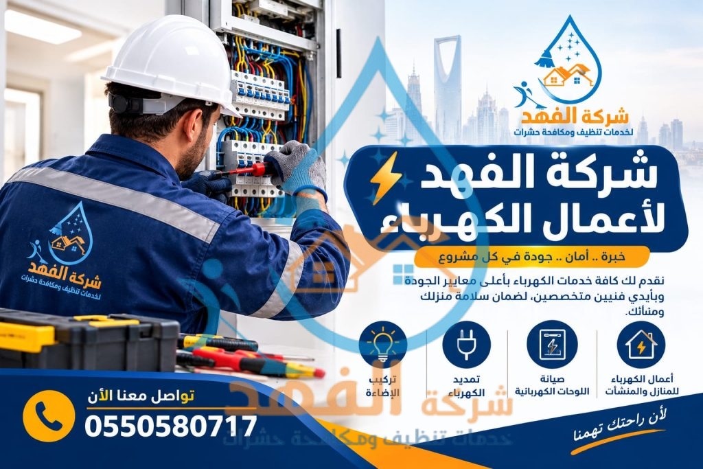 شركة صيانة اعطال الكهرباء بالرياض