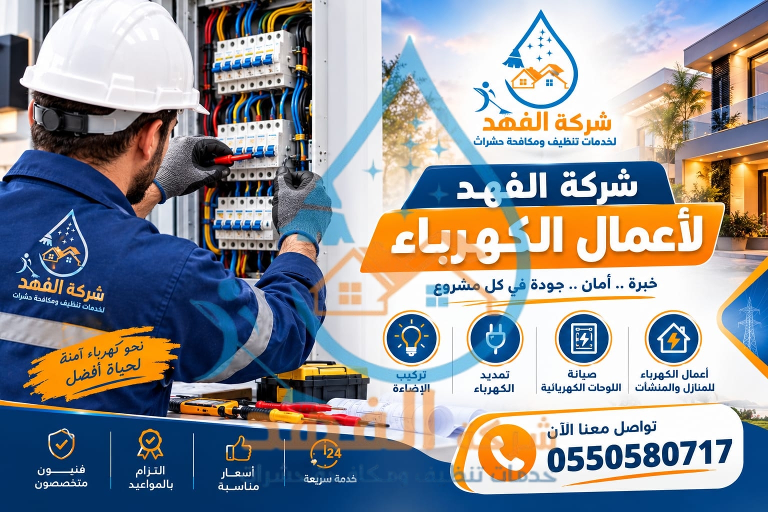 شركة صيانة اعطال الكهرباء بالرياض