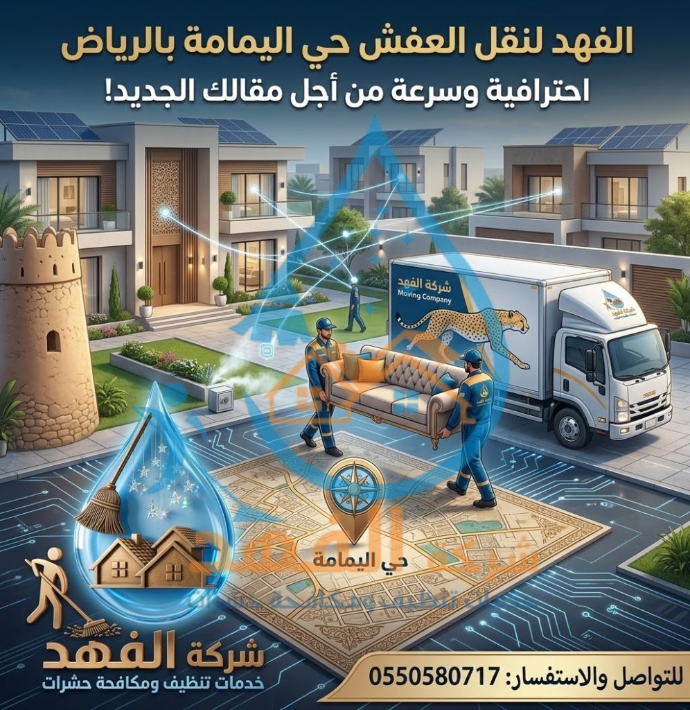 شركة نقل عفش بحي اليمامة بالرياض