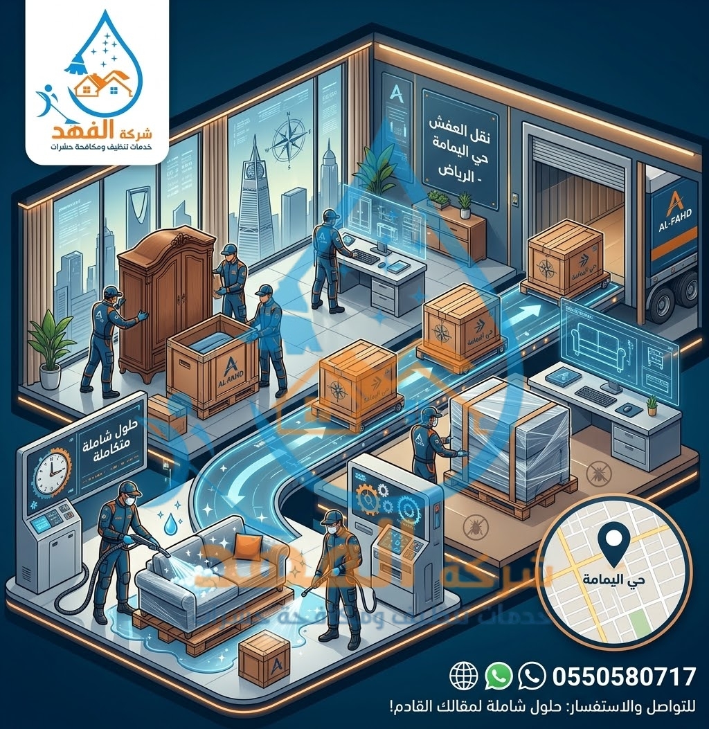 شركة نقل عفش بحي اليمامة بالرياض