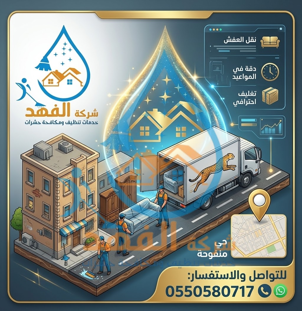 شركة نقل عفش بحي منفوحة بالرياض