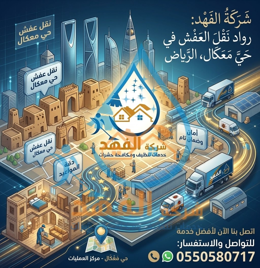شركة نقل عفش بحي معكال بالرياض